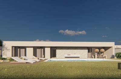Attraente villa moderna a un piano nelle vicinanze di Parenzo - nella fase di costruzione
