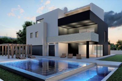Modern villa with sea views - under construction