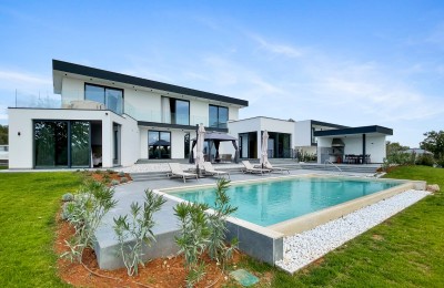 Modern luxury villa with beautiful sea views