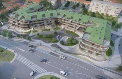 Duplex apartment in a luxurious residential and commercial building in the center of Poreč