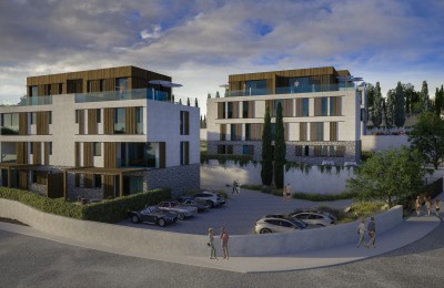 Apartment mit Meerblick im attraktivsten Resort Europas - in Gebäude