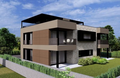 A wonderful apartment with a roof terrace in a new building of top quality - 3 km from the sea