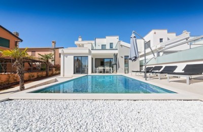 Modern villa with pool and sea views