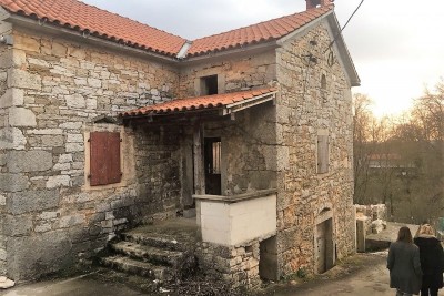 Old partially renovated stone house
