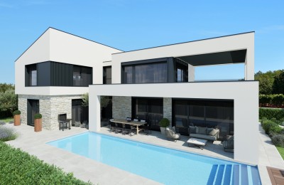 Fantastische Villa mit Meerblick und Pool - in Gebäude