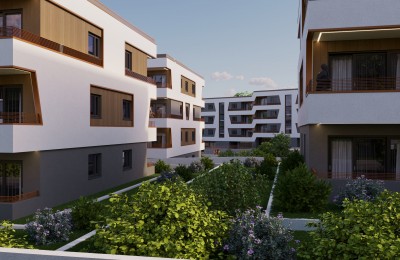 Bellissimo appartamento al piano terra di un eccezionale edificio di nuova costruzione a soli 800 m dal mare