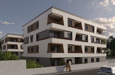 A wonderful apartment on the 3rd floor of an exceptional new building only 800 m from the sea