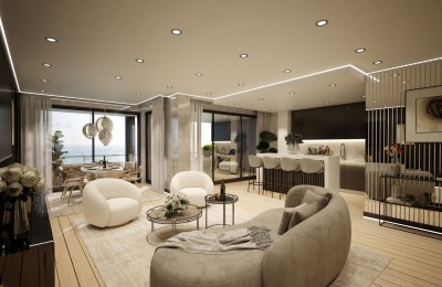 Luxuriöses Apartment in erster Reihe direkt am Meer mit freiem Blick auf das Meer und Rovinj