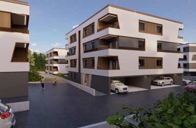A wonderful apartment on the 2nd floor of an exceptional new building only 800 m from the sea
