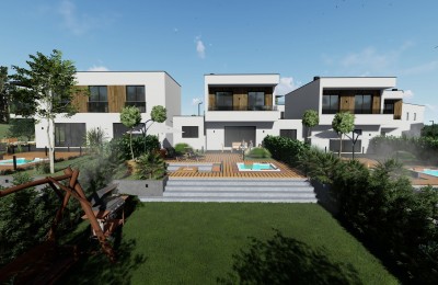 Beautiful terraced house with garden and jacuzzi - under construction